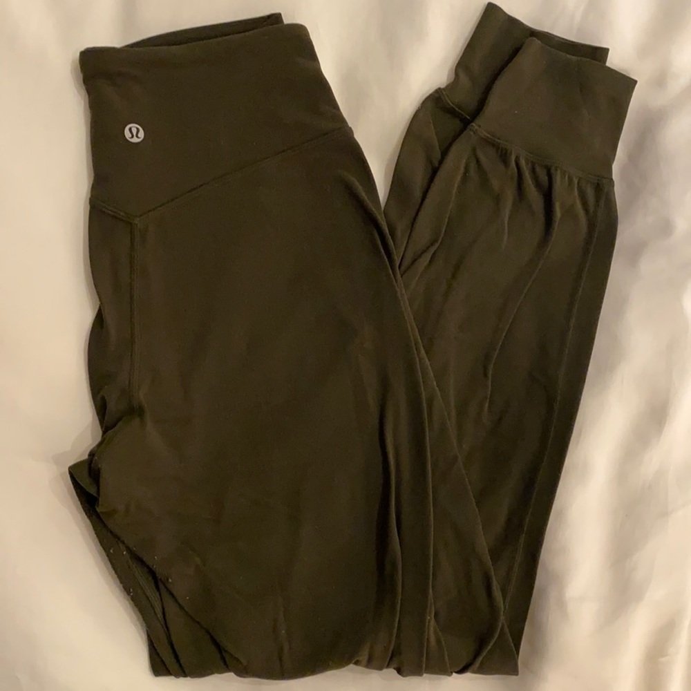 Very comfy LuluLemon relax leggings .